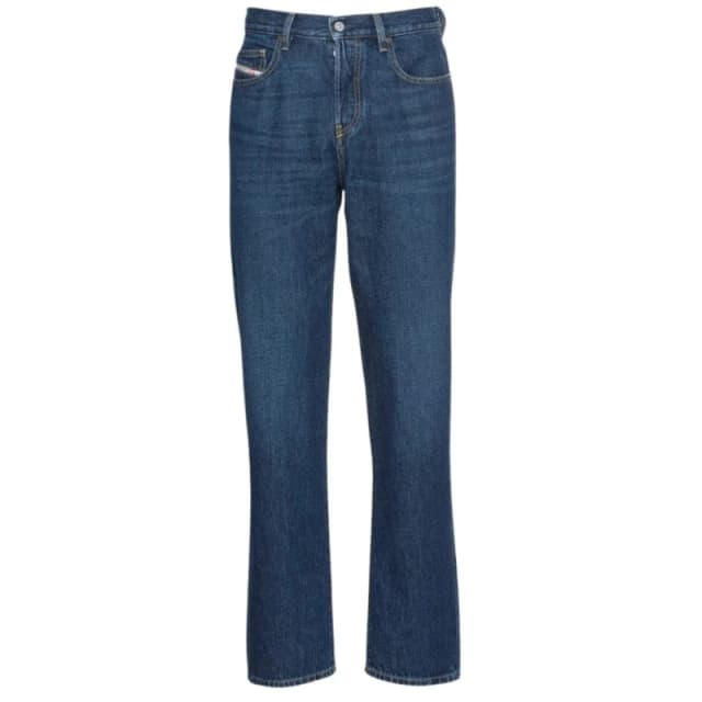 Diesel Mens D-Viker Medium Blue Jeans Size: 33R Blue Male 33R