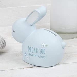 Petit Cheri Bunny Rabbit Money Box - Blue