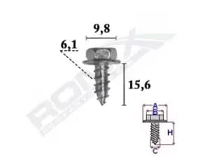 ROMIX Screw C70371 TOYOTA,RAV 4 III (ACA3_, ACE_, ALA3_, GSA3_, ZSA3_)