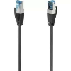 Hama 00200679 RJ45 Network cable, patch cable CAT 6A S/FTP 0.5 m Black