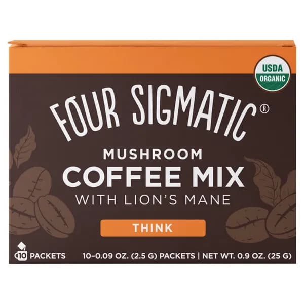 Four Sigmatic Mushroom With Lion's Mane Coffee 10 Sachets