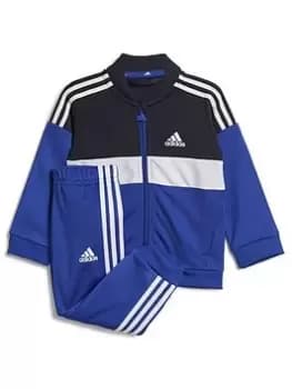 Boys, adidas Sportswear Infant Tiberio Tracksuit - Navy, Size 9-12 Months