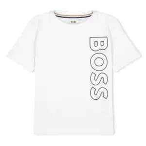 Boss Large Logo T-Shirt - White