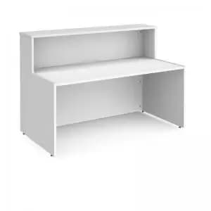 Welcome reception desk 1462mm wide - white