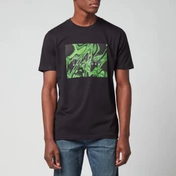 Hugo Boss Dolive Graphic Logo T-Shirt Black Size M Men