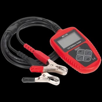 Sealey MC105 Motorcycle Digital Battery Tester 12v