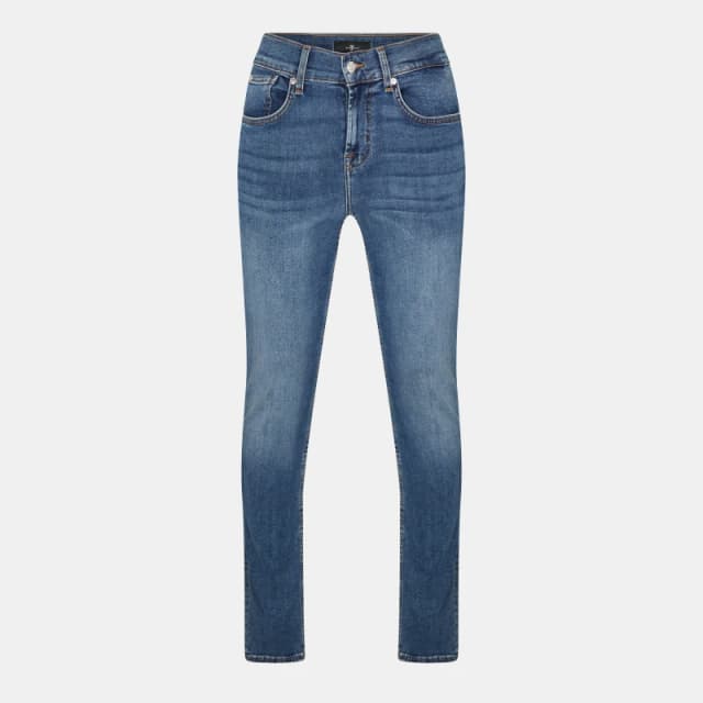 7 For All Mankind Mens Slimmy Slim Fit Jeans Mid Blue male 30W S