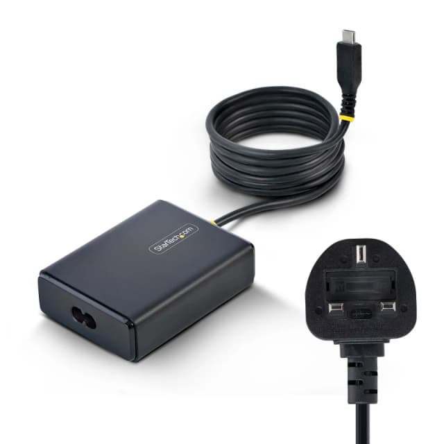StarTech.com 100W USB-C Laptop Charger with 1.5m Tethered USB-C Cable.