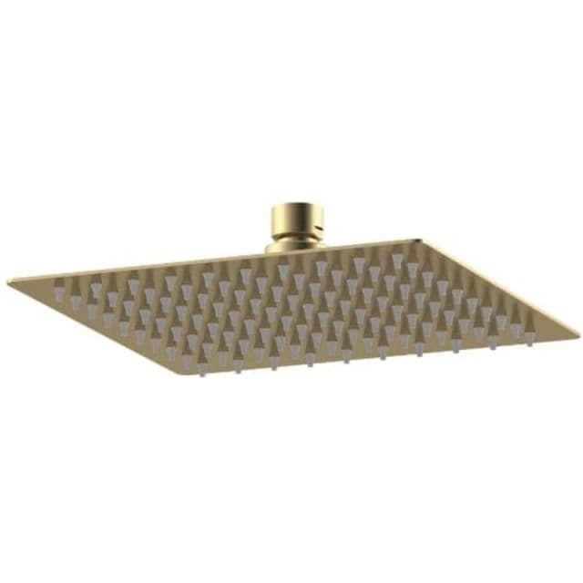 NUIE Nuie - Windon Square Fixed Shower Head 200mm x 200mm - Brushed Brass A8088
