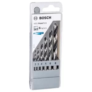 Bosch Accessories 2608577346 HSS Metal twist drill bit set 6 Piece DIN 338 Cylinder shank 1 Set