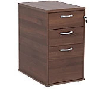 Dams International Desk High Pedestal R25DH6W Walnut 426 x 600 x 725 mm