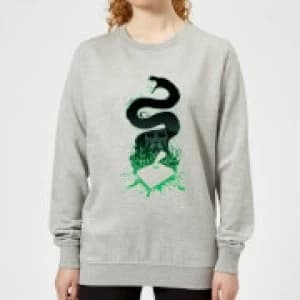 Harry Potter Basilisk Silhouette Womens Sweatshirt - Grey - 3XL