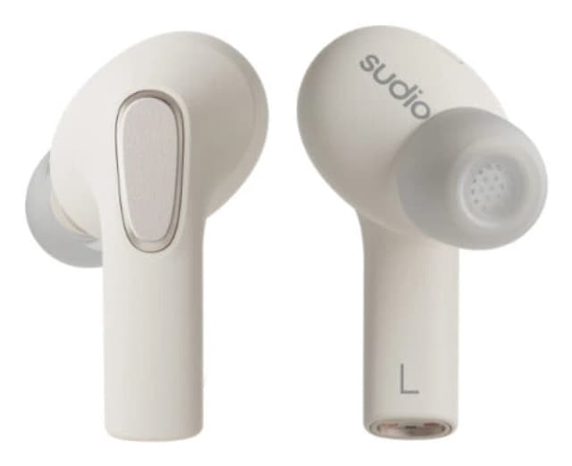 Sudio Sudio E3 In-ear headset Bluetooth (1075101) Stereo White Noise cancelling Headset, Charging case, Touch control E3WHT
