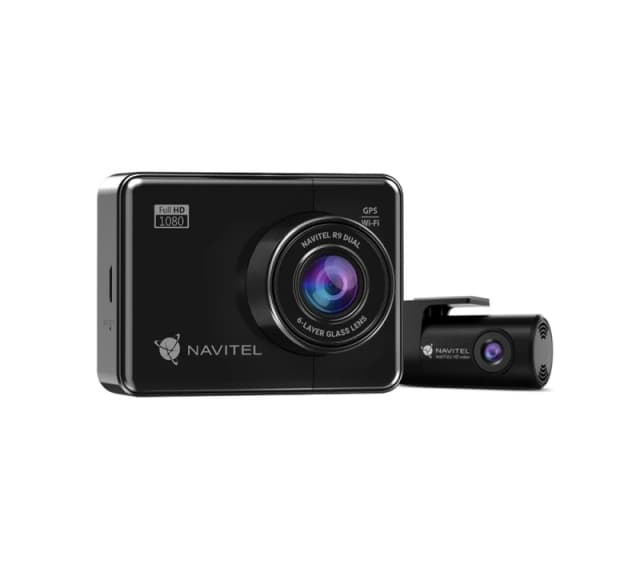 NAVITEL R9 Full HD Front & Rear Facing Dual Dash Cam - Black 8594181745208