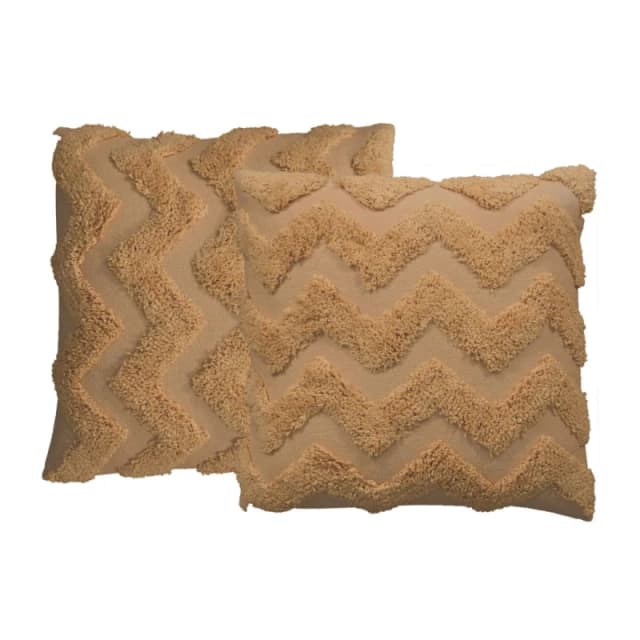 Artisan Furniture Artisan Furniture Mustard Zig-zag Cushion Set of 2