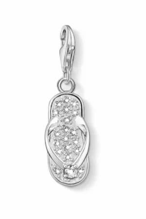 Ladies Thomas Sabo Sterling Silver Charm Club Sandal Charm 0337-051-14