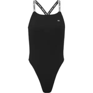 Tommy Jeans Tjw Strap Logo Waistband Body - Black