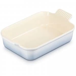 Le Creuset Stoneware Medium Heritage Rectangular Roasting Dish - 26cm - Coastal Blue