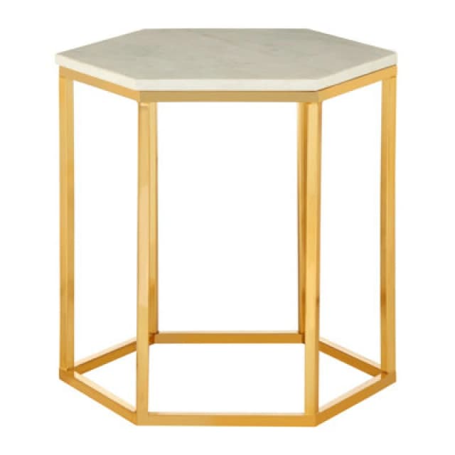 Orsina Templar Hexagonal Side Table