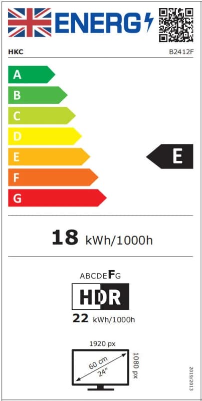 HKC HKC B2412F 24 Business Monitor computer monitor 61cm (24") 1920 x 1080 pixels B2412F