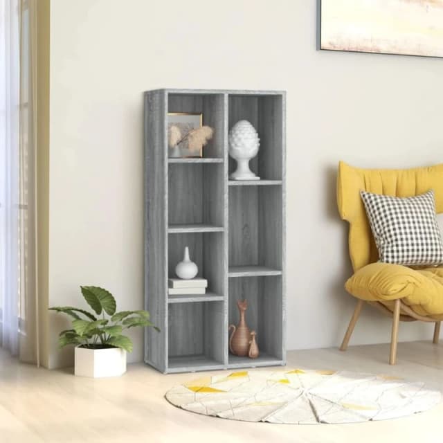 VIDAXL Book Cabinet Grey Sonoma 50x25x106cm Vidaxl 8720286954287