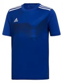 Boys, adidas Kids Campeon T-Shirt - Blue, Size 13-14 Years