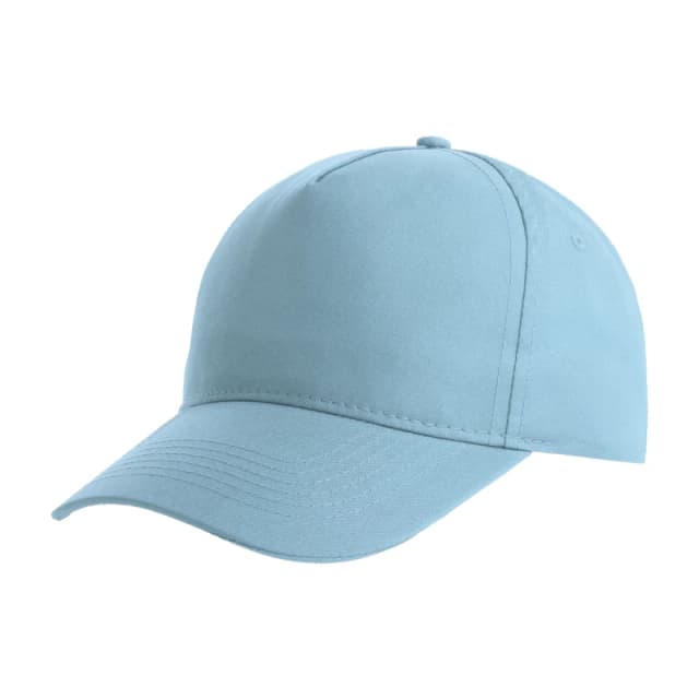 Atlantis Recy Five 5 Panel Baseball Cap in Light Blue Light Blue Unisex One Size