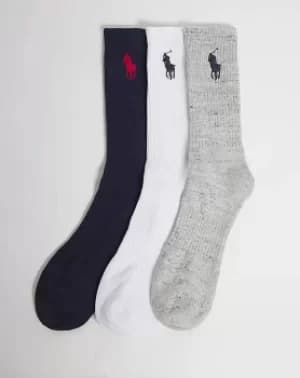 Polo Ralph Lauren 3 Pack Big Pony Socks