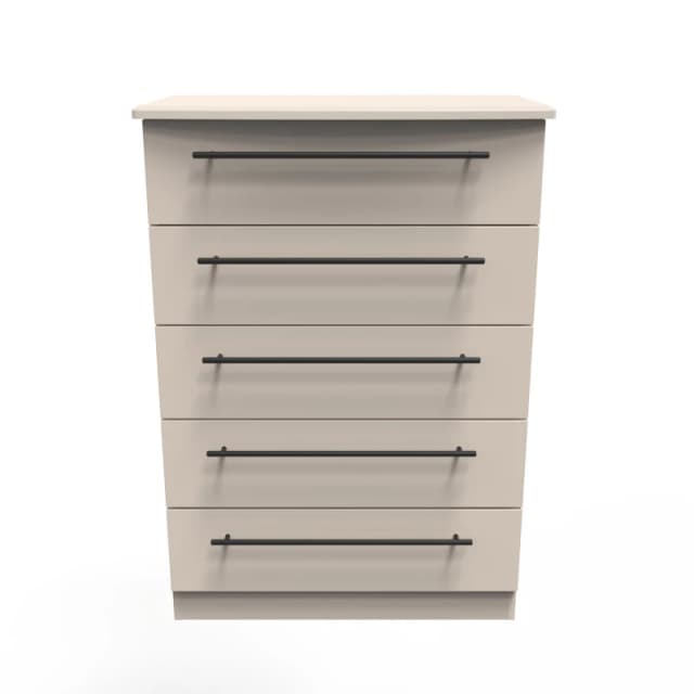 Howard 5 Drawer Chest In Kashmir Matt (Ready Assembled)