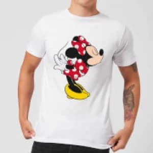 Disney Mickey Mouse Minnie Split Kiss T-Shirt - White - 3XL