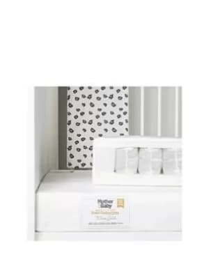 Mother&Baby Mother&Baby White Gold Anti-Allergy Pocket Sprung Cot Bed Mattress, White