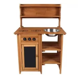 Charles Bentley Childrens Wooden Mud Kitchen