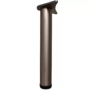 Adjustable Breakfast Bar Worktop Support Table Leg 1100mm - Colour Satin - Pack of 1
