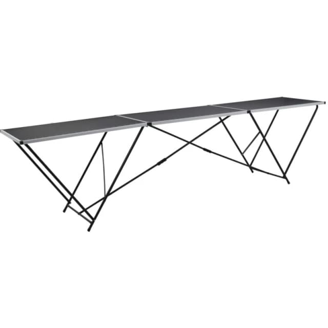 Vidaxl Folding Pasting Table Mdf And Aluminium 300X60X78 Cm