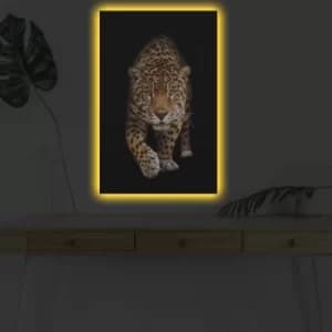4570DHDACT-055 Multicolor Decorative LED Lighted Canvas Painting