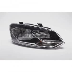 Headlight right Black VW Polo 6R 14-17
