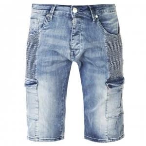 883 Police Porter Shorts - Lgt Stonewash