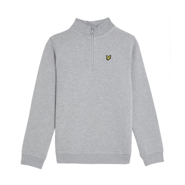 Lyle and Scott quarter Zip Fleece Juniors - Grey Grey 5 - 6 Years