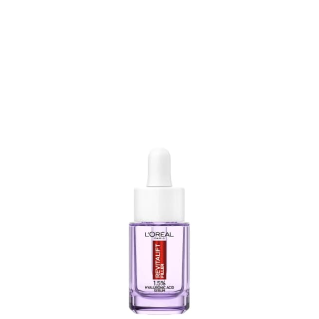 LOreal Paris Revitalift Filler Serum, 1.5% Pure Hyaluronic Acid, High Molecular and Micro Hyaluronic acid, Replumping and Hydrating, 15ml
