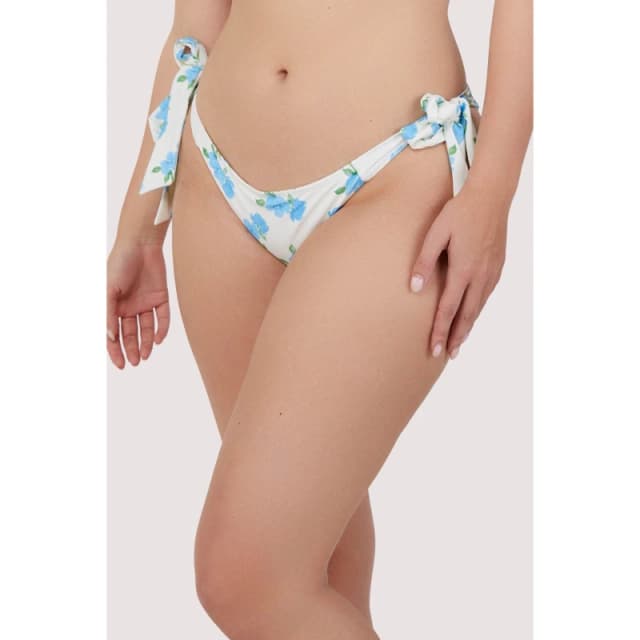 Peek and Beau Mix & Match Abstract Floral Tie Side Bikini Bottom Abstract female 8