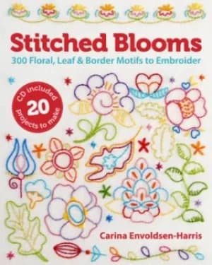 Stitched blooms by Carina Envoldsen-Harris