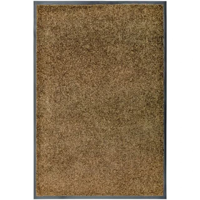 VIDAXL Doormat Washable Brown 60x90cm Vidaxl 8720286064863