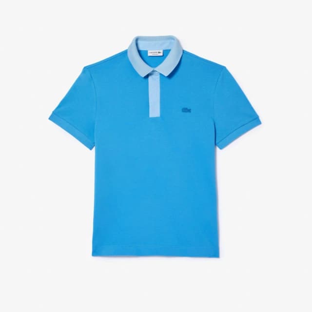 Lacoste Petit Pique Smart Paris Polo Shirt - Blue Blue M