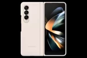 Samsung Slim Standing Cover for Galaxy Z Fold4 in Sand (EF-MF936CUEGWW)