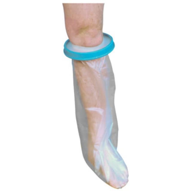 Loops Waterproof Cast and Bandage Protector - Adult Short Leg - Bathroom Washing Aid Multi