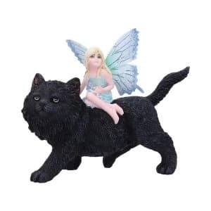 Feline Freedom Fairy and Cat Ornament