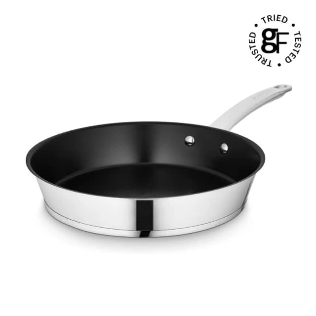 Tower Tower Good Food in Partnership with 30cm Frying Pan GF900263 in Silver Silver A Unisex 5056462377193