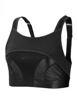 Nike Medium Support Swoosh Ultrabreathe Sports Bra - Black