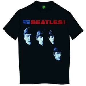 The Beatles - Meet The Beatles Unisex Large T-Shirt - Black