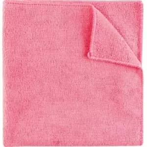 40X40CM Economy Pink Microfibre Cloth 36G- you get 5 - Cotswold